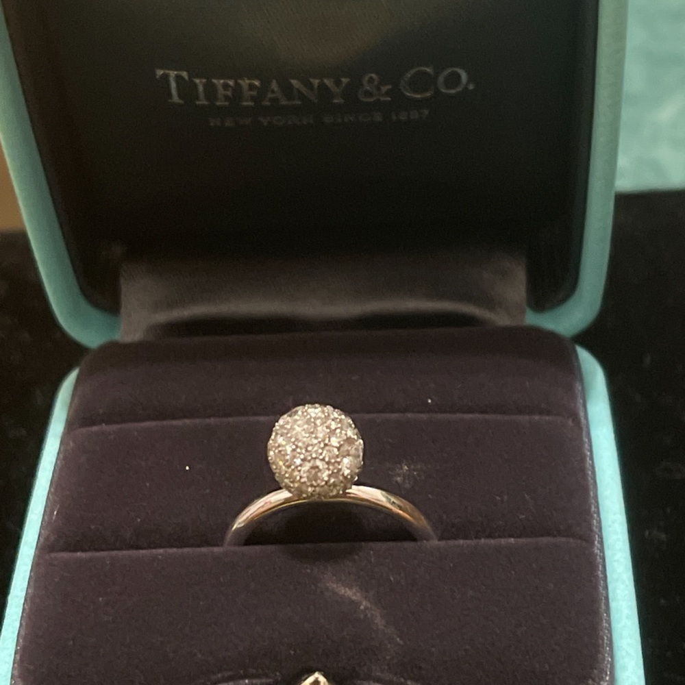 Beautiful hardware Tiffany’s ring, worn twice.